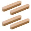 4PCS Natural Wooden Furniture Handle Nordic Kitchen Cabinets Pulls Handles Cabinets and Drawers Dresser Knobs Long Wardrobe Pull