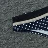 Women Two Piece Bikini Swimsuit Polka Dot Print Backless Design Hard Cup Top and Bottom Set Beachwear Swimwear for Summer