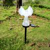 Garden Ornaments for Patio Solar Angel Light, LED Yard Stake Waterproof Lights Graveside Memorial Decorative Lamp Cemetery Graveyard Lawn Pathway