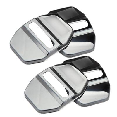 Copertura Serratura Porta Furgone Acciaio Inossidabile Fermaporta di Sicurezza per Portiere Veicolo Finitura Cromata Copertura Cilindro Serratura Portiere Veicolo Fermaporta