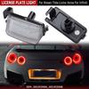 1 Pair Car LED License Plate Lights Number Plate Lamp for Nissan Tiida Livina Versa For Infiniti Skyline V36 G35 G37 350Z