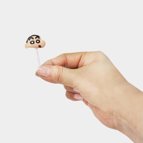 Bandai Crayon Shin-chan Niconico Picks, 8-Pack (4 Types x 2 of Each), Just Stick Them in Your Bento Box (Product Number: 2654851)