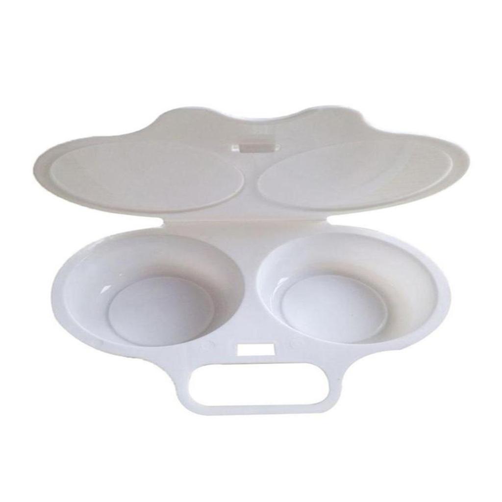 Convenient Microwave Cooker Quick Frying Eggs Tray Microwave Eggs Cooking Boxes Oven Eggs Steamers for Kitchen Cooking