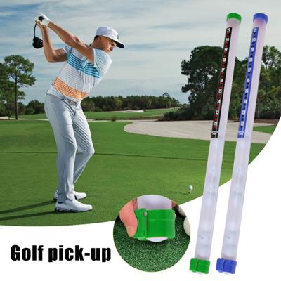 Retrívr golfových míčků Profesionální plastový golfový míček Shag Tube Golfový míček Grabber Collector Cvičební nástroj na nabírání golfových míčků