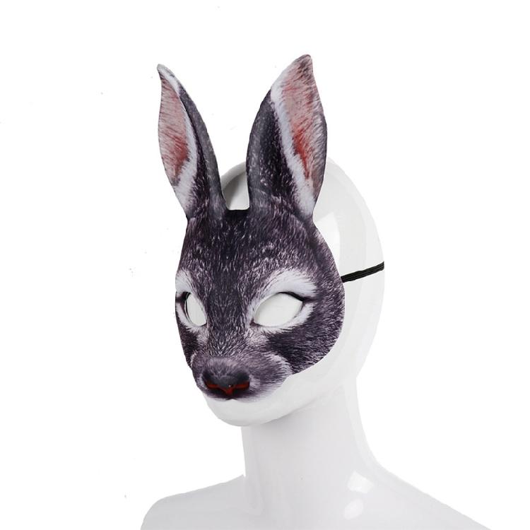 EVA Cosplay Bunny Mask Costume Adult Cosplay Mask Half Face Mask Costume