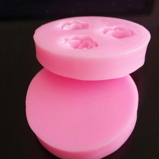 Baking Mold Rose Shape Easy to Clean Silicone Cake Cutter Mold for Party