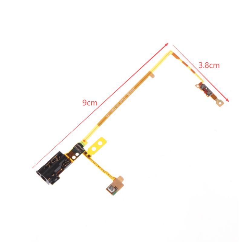 For Ipod Nano 5 5Th Gen Black White Headphone Audio Jack Hold Switch Microphone Module Flex Cable Repair Part