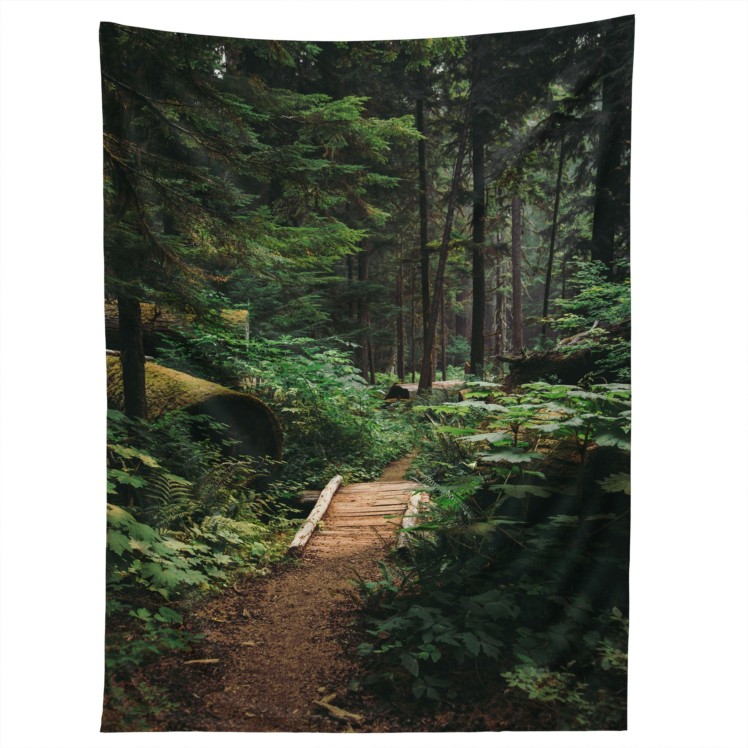 A WALK IN THE WOODS II tapestry 75x100