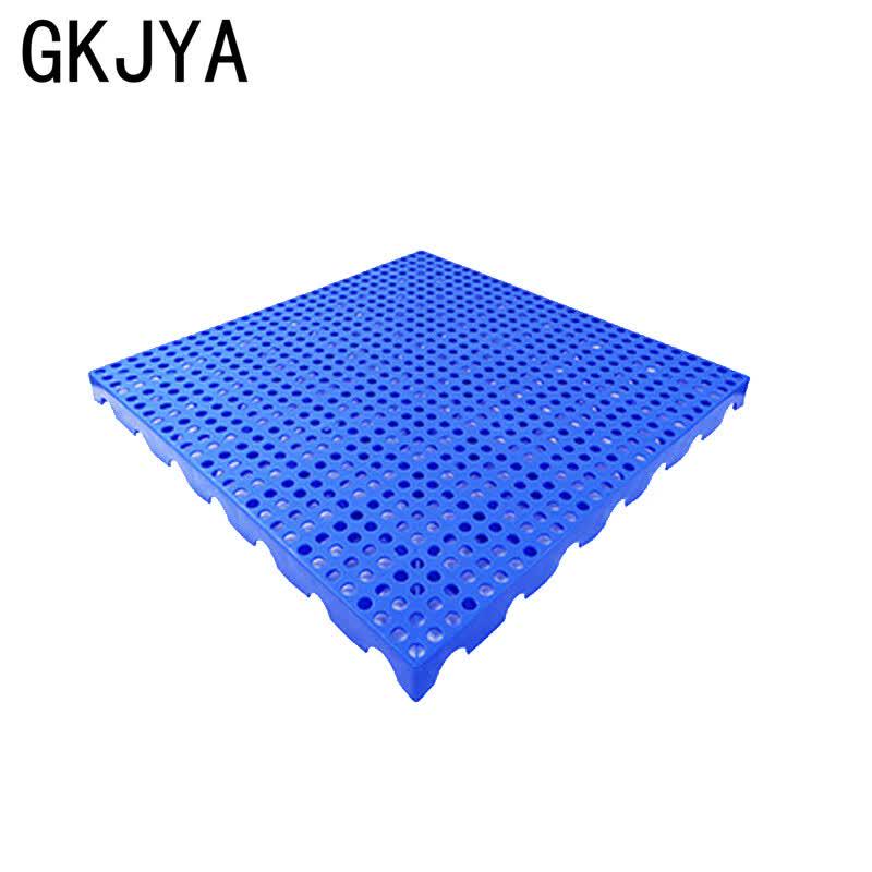 GKJYA Interlocking Grid Plastic Mat синий