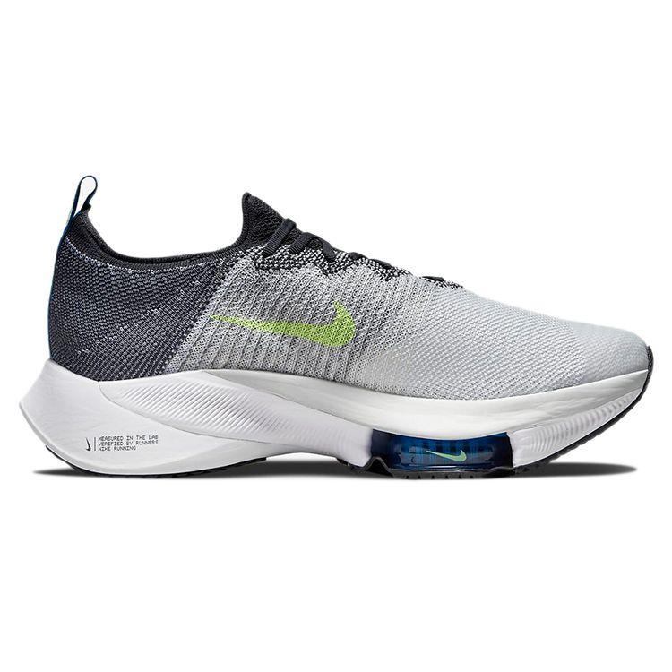 Nike Air Zoom Tempo NEXT% Flyknit Dark Smoke Grey Lime Men Sneakers Lime-Glow CI9923-007