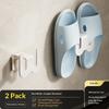 2 Pack Slipper Rack Storage Organizer for Bathroom Hanging Shelf Multifunctional Shoe Rack Toilet Simple Hook