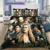 The 100 TV Show Bedding Set, Final Season Poster Duvet Cover Set, 3Pcs Bed Set with 2 Pillowcases for Fan Bedroom Decor, No Comforter