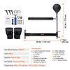 Wall Mount Boxing Spinning Bar, Spinning Bar with Punching Ball, Adjustable Boxing Speed Trainer, Reflex Boxing Bar with Gloves, Boxing Training