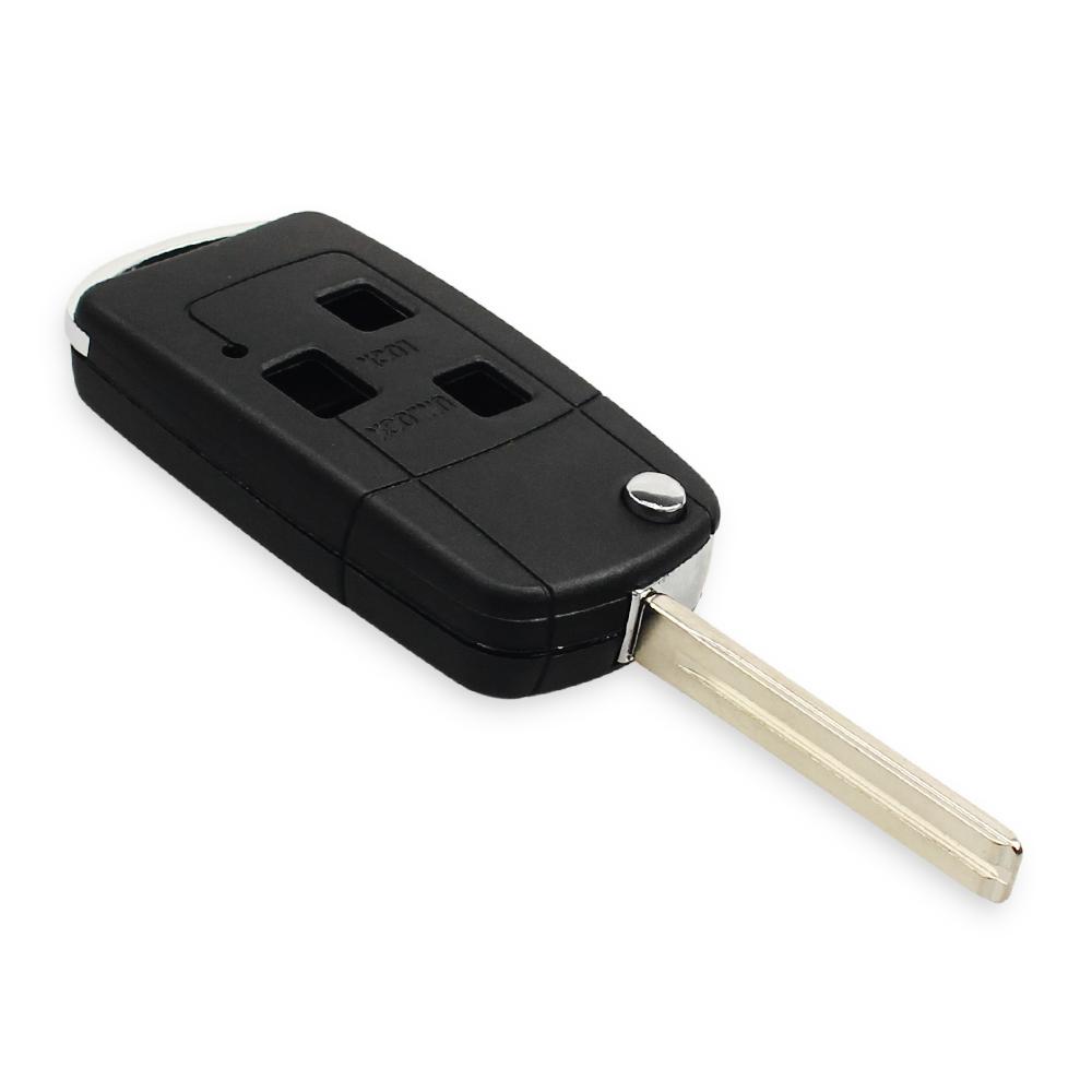 3 Buttons Modified Flip Remote Car Key Shell For Lexus Rx300 Ls400 Ls430 Es330 Sc430 Is300 Rx330 Rx350 Gs300 46Mm Blade