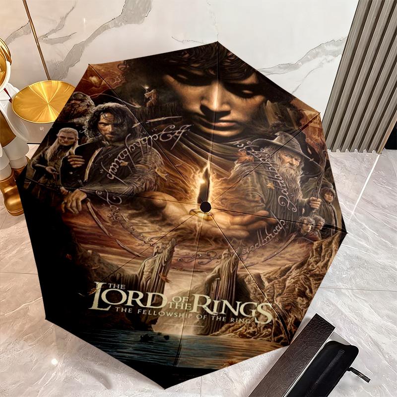 The Lord Of The Rings Automatic Umbrella - Suitable Travel Portable Umbrella Outdoor sun shading umbrella Gift Daily Essentials