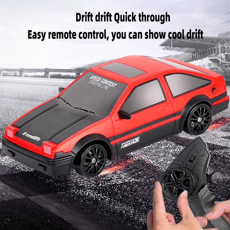 1:24 High-Speed Four-Wheel Drive RC Drift Racing Car Model