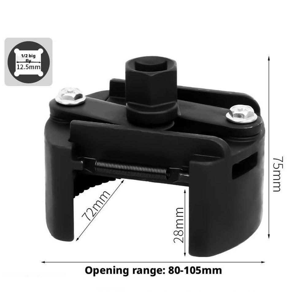 Oil Filter Wrench, Universal Adjustable Oil Filter Socket Wrench With 2 Jaws, Oil Filter Removal Pliers Wrench For Changing Oil