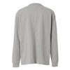 NANGA Eco Hybrid Box Logo Long Sleeve Size Medium Men's T-Shirt, L/S, NW2331-1G299, L.GRY,