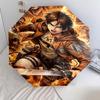 Attack Titan Automatic Umbrella - Suitable Travel Outdoor Portable Umbrella Birthday Gift Daily Essentials