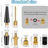 Bicycle Adapter Set Bike Tire Valve Adapters Accessories Tools Tube Pump Inflator Kit for