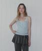 Teuwi Tuden Double Strap Button Knit Sleeveless