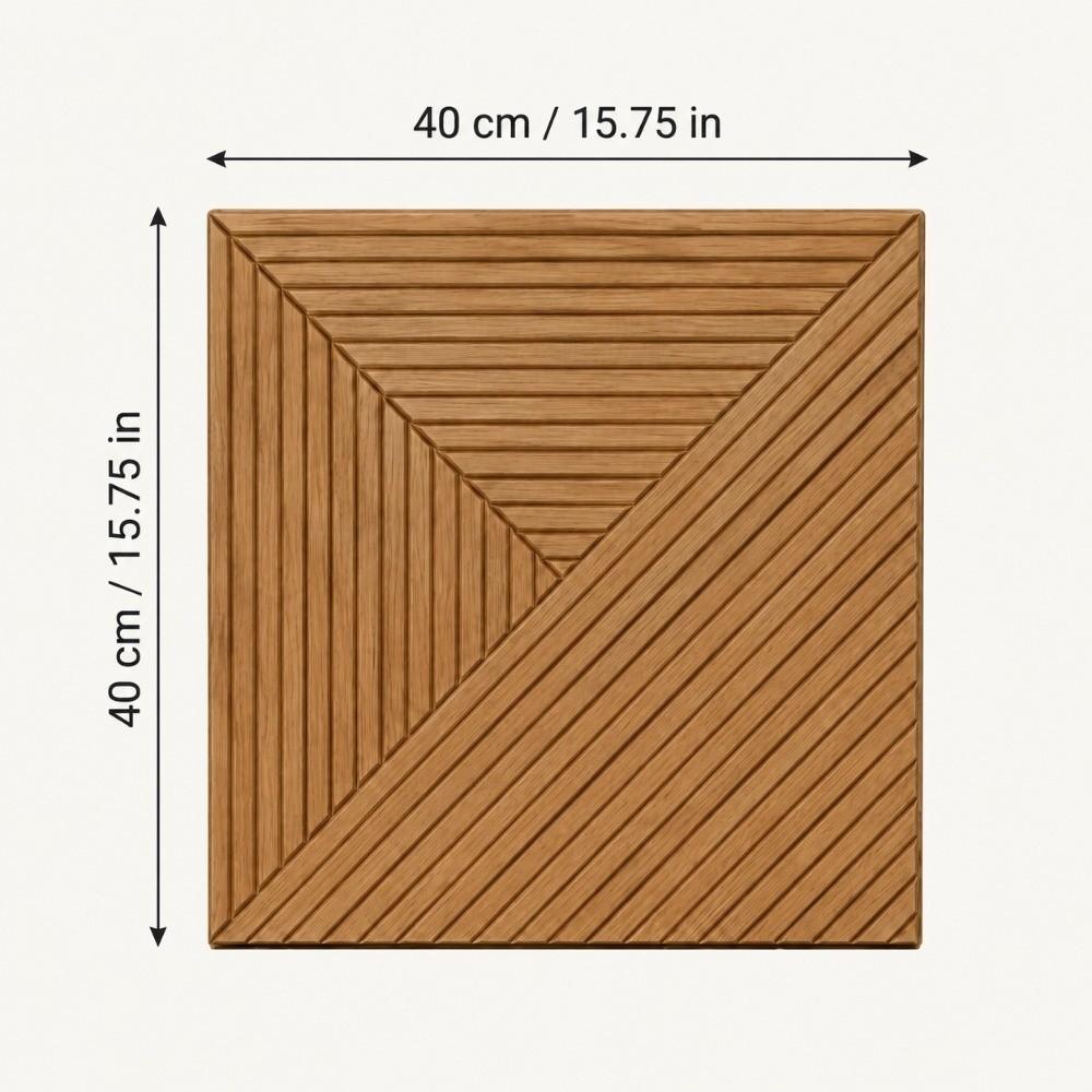 Slatted Soundproof Wall Panel Wood Grain Wall Sticker New 3D Wall Panel Home Office