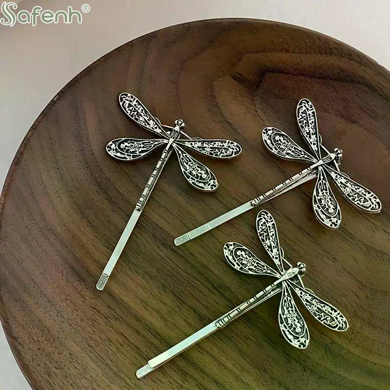Vintage Inspired Dragonfly Hair Clips for Women Girls Stylish Hair Barrettes Headwear for Weddings and Festivals
