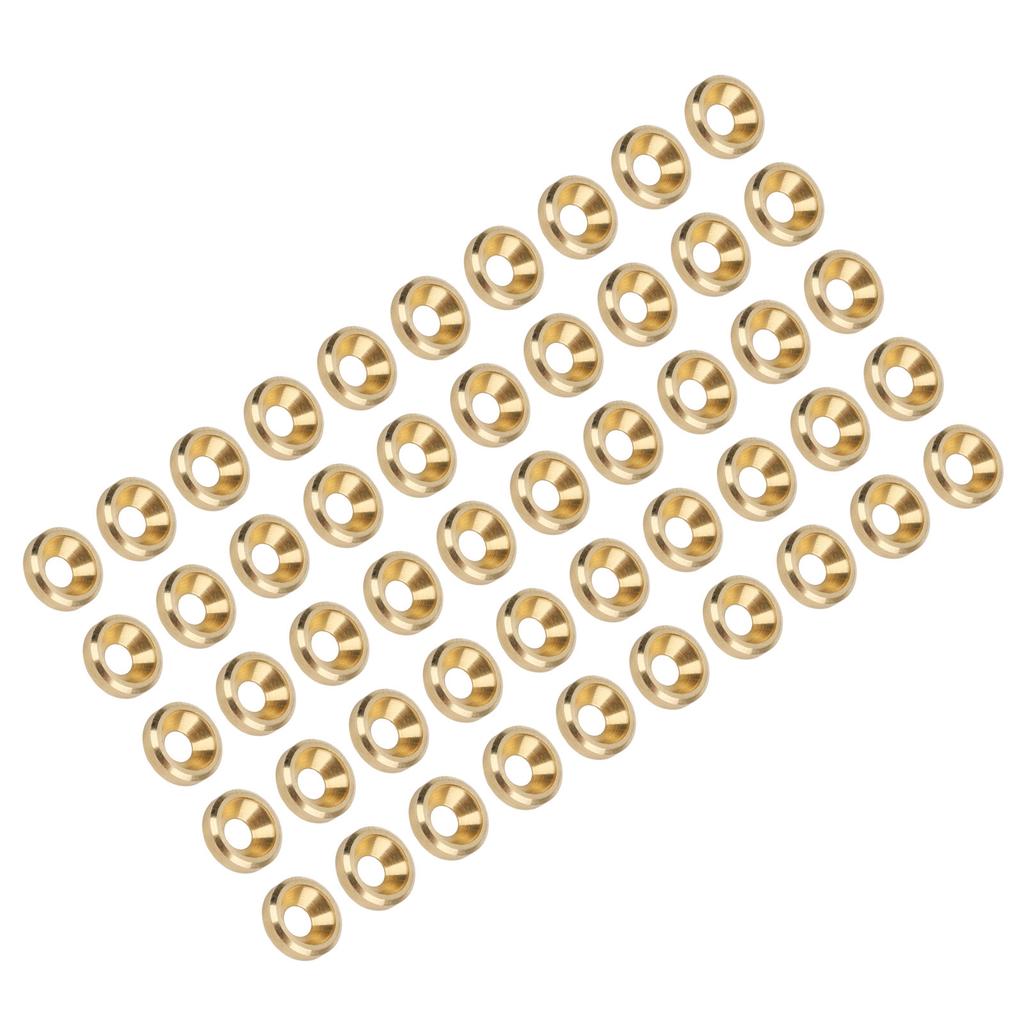 50Pcs Countersunk Screw Washer CNC Pure Copper Flat Head Gasket Industrial SuppliesM6