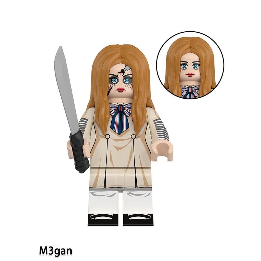 Halloween Series Triangle Head Assembly Figure Toys