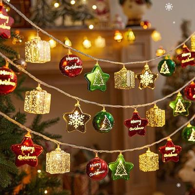 LED Flashing Fairy Lights – Christmas Tree Decorations & Hanging Ornaments