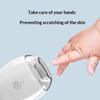 2 in 1 Electric Nail Clipper Grinder with Bright LED Light Automatic Nail Trimmer for Effortless Grooming