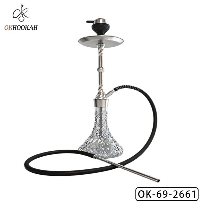 High-End Stainless Steel Hookah for Commercial Use