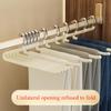 10 PCS Goose Type Dip Plastic pants hanger Wardrobe Dormitory Telescopic Z Type clothes hanger Multi Layer Storage hanger