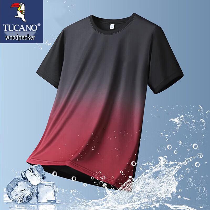 TUCANO Men's Summer Loose Fit Crew Neck T-Shirt