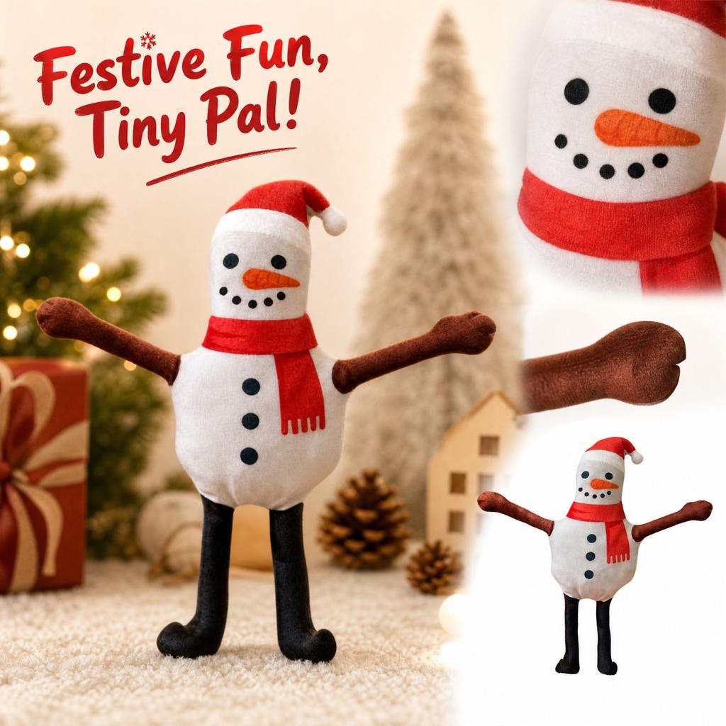 Plush Stuffed Animal, Cute Soft Toy for Christmas Tree Decoration and