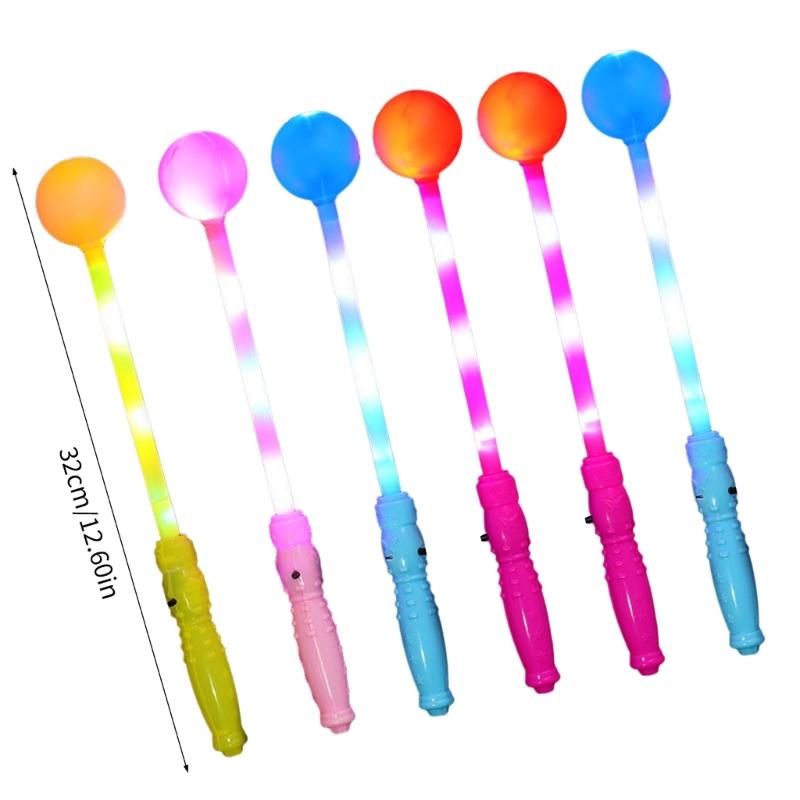6Pcs Glowing LED Sticks Energy Efficient Illuminated Sticks for Birthday Festival Party Night Event and Outdoor Camping
