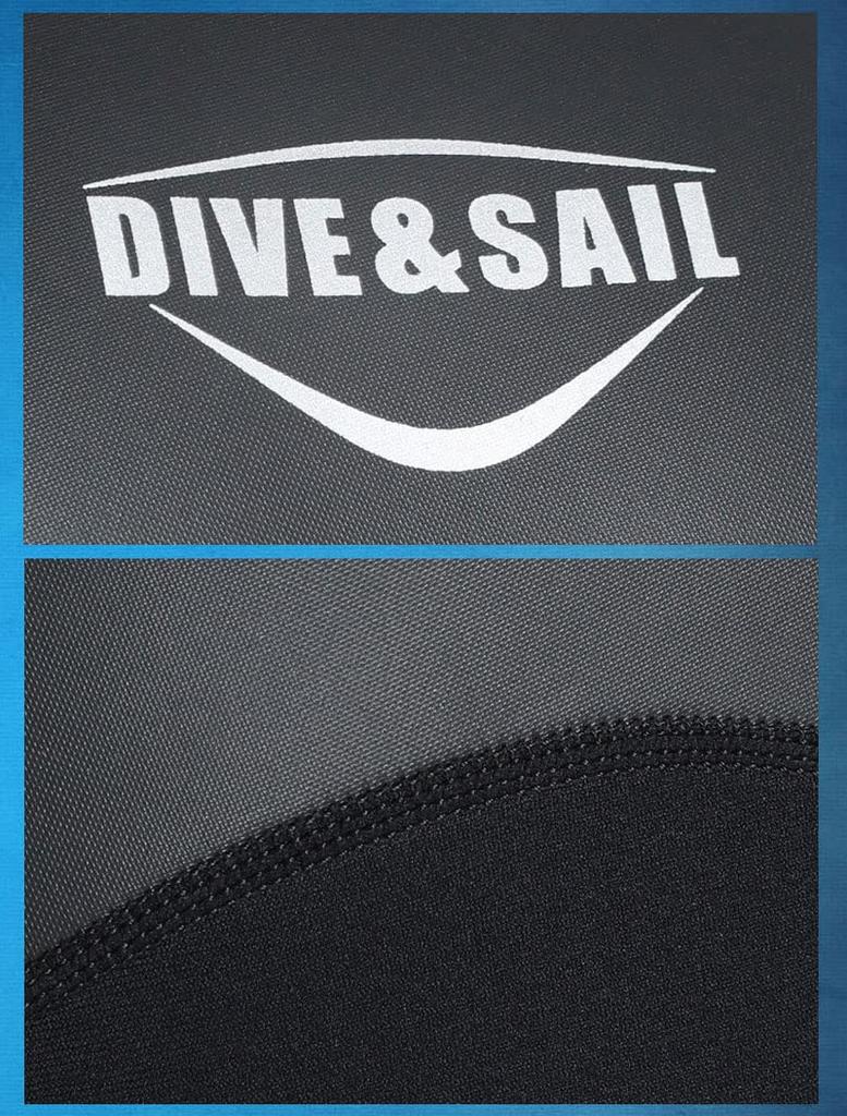 Dive & Sail Women's 2mm Full Wetsuit, Short Sleeves and Pants, Size L [Parallel Import]