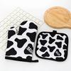 Oven Baking Gloves Microwave Oven Gloves with Mat High-temperature Resistant Gloves Kitchen Baking Tools Bakeware BBQ