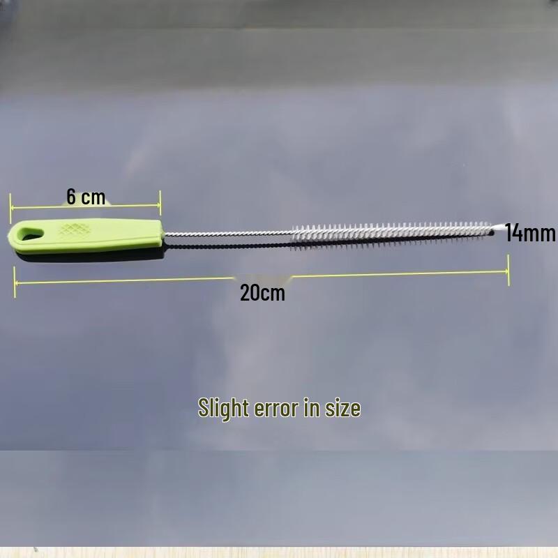 Miaojiayi Soft Bristle Cleaning Brush Set for Test Tubes & Straws