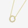 Estelle Official Women's Silver Necklace with Yellow Gold Plated Cubic Zirconia (Product Code: 0772-4341-0019-0000)