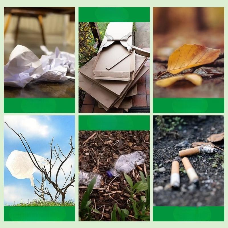 Foldable Litter Reachers Pickers Gripper Extender Hand Tools Portable Collapsible Garbage Grabber Pick Up Tools