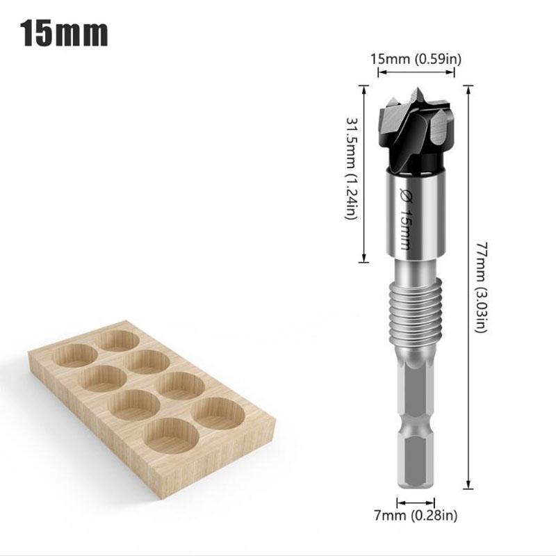 

Шестигранный хвостовик с внешним диаметром 15,20,25,30,35 мм, регулируемая вольфрамовая фреза, твердосплавное сверло, деревообрабатывающие фрезы, шарнирное отверстие NO1 чёрный