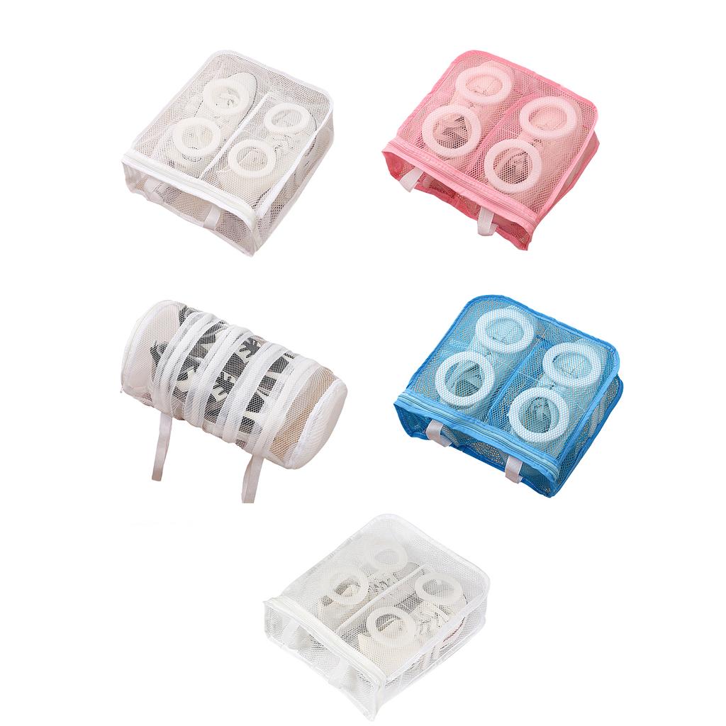 Sturdy Sneaker Laundry Bag Accessory for Men Size Up to 13 Breathable Mesh Materials with Strong Zippers Closure