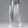 Men's Summer Loose Running Casual Pants Trendy Hong Kong Style Versatile Sweatpants Basketball Jogger Sports Long Pants Trendy