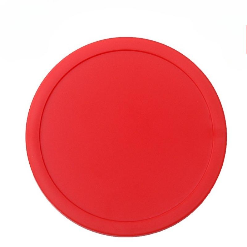 

1pc 64mm Thickened Air Hockey Replacement Pucks - Durable Plastic Game Discs for Air Hockey Table Accessories красный