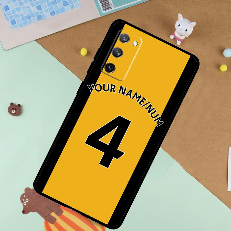 

Personalised Football Strips Case For Samsung Galaxy S23 S22 Ultra S21 S20 FE S8 S9 S10 Note 10 Plus Note 20 Ultra Cover Galaxy S22