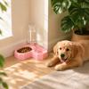 Removable Cat Food Container Non-slip Cat Water Bowl Pet Feeding Bowl Corner Pet Bowl  Living Room