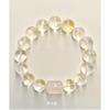 Natural Citrine 10mm Beaded Bracelet Women Fashion Simple Crystal Jewelry