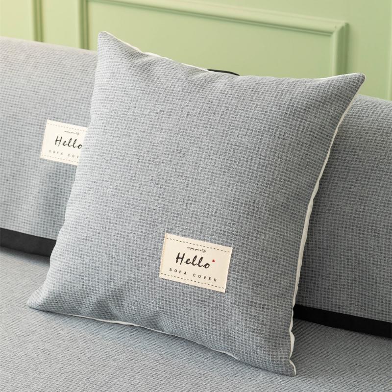 Stylish and Practical Cotton Sofa Cover with Anti-Slip and Anti-Cat Scratch Function for Four Seasons