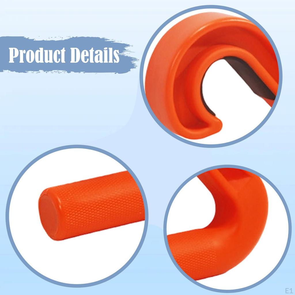 Klimmzuggriffe Trainingsgerät Zubehör Tragbare Rutschfeste Haken für Widerstandsbänder Rudern